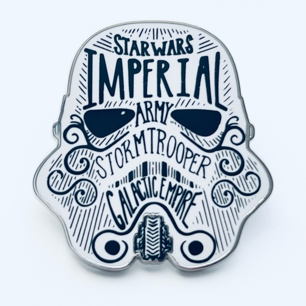 Star Wars Imperial Army Stormtrooper Helmet Disney Pin